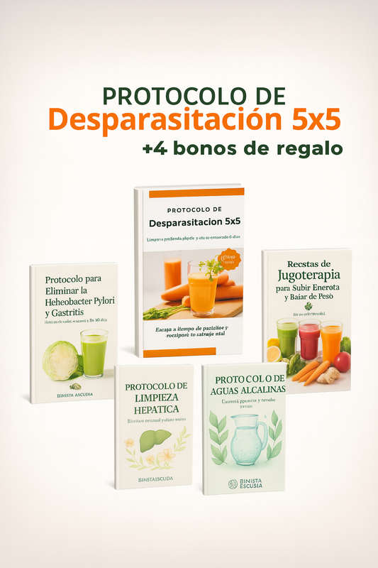 Protocolo de desparasitación: Desintoxica tu cuerpo en 7 días